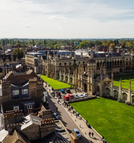 widok na budynki w miejscowości Cambridge